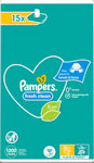 Pampers Wipes vlhčené utierky Fresh clean 15 x 80 ks - Teta drogérie eshop