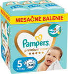 Pampers Premium detské plienky veľkosť 5 148 ks 11-16 kg mesačné balenie - Teta drogérie eshop