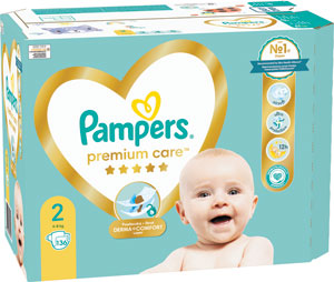 Pampers Premium detské plienky veľkosť 2 136 ks 4-8 kg