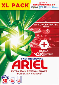 Ariel prášok Ultra Oxi 2,750 kg / 50 PD