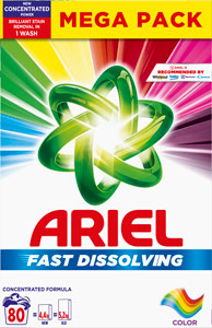 Ariel prášok Color 4,400 kg / 80 PD