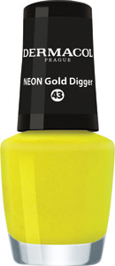 Dermacol lak na nechty Neon č. 43 Gold Digger