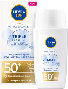 Nivea Sun pleťový krém Tripple Protect OF 50+ 40 ml