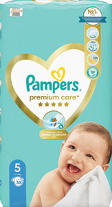 Pampers Premium detské plienky veľkosť 5 58 ks 11-16 kg