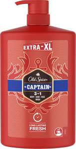 Old Spice sprchovací gél a šampón Captain 1 l