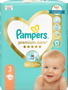 Pampers Premium detské plienky veľkosť 3 78 ks 6-10 kg