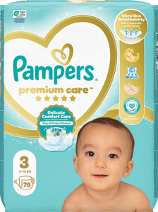 Pampers Premium detské plienky veľkosť 3 78 ks 6-10 kg