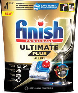 Finish Ultimate Plus All in 1  kapsuly do umývačky riadu 54 ks