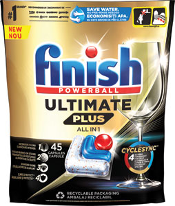 Finish Ultimate Plus All in 1  kapsuly do umývačky riadu 45 ks