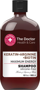 The Doctor šampón Keratin, Arginine, Biotin Maximum Energy 355 ml