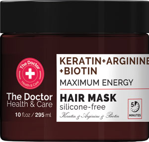The Doctor vlasová maska Keratin, Arginine, Biotin Maximum Energy 295 ml