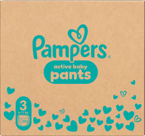 Pampers Pants plienkové nohavičky veľkosť 3 204 ks mesačné balenie