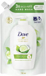 Dove tekuté mydlo náhradná náplň Uhorka a zelený čaj 750 ml - Teta drogérie eshop