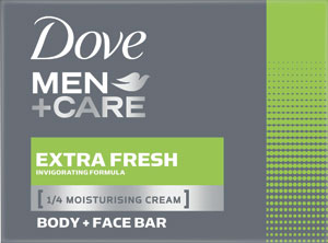 Dove for Men Extra Fresh tuhé mydlo 90 g