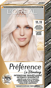 L'Oréal Paris Preférence farba na vlasy Le Blonding Ultra 11.11 svetlá studená krišťáľová blond