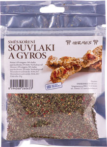 Hermes zmes korenia Souvlaky a Gyros 20 g