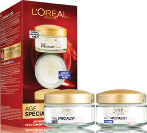 L''Oréal Paris Age Specialist 45+ duopack, denný a nočný krém 50 ml + 50 ml