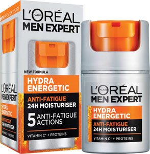 L'Oréal Paris Men hydratačný krém proti prejavom únavy Expert Hydra Energetic 50 ml