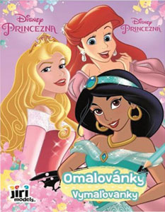 Omaľovánka A5 Disney Princezné