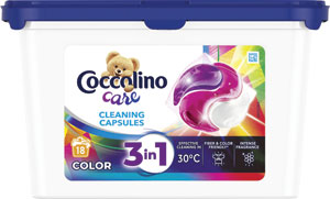 Coccolino Care trio gélové kapsuly na pranie farebné 18 PD