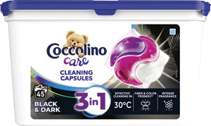 Coccolino Care trio gélové kapsuly na pranie čierne 45 PD