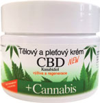 Bio CBD+CANNABIS telový a pleťový krém Kanabidiol 260 ml - Teta drogérie eshop