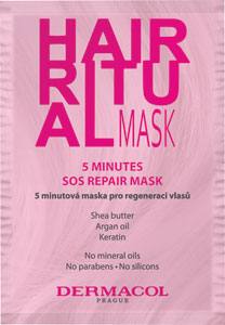 Dermacol Hair Ritual 5 minútová maska pre regeneráciu 15 ml
