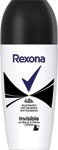Rexona antiperspirant roll-on Invisible Black & White 50 ml - Teta drogérie eshop