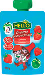 Hello ovocná kapsička s jahodami 100 g - HiPPis BIO 100% ovocie Hruška-Jablko 100 g | Teta drogérie eshop