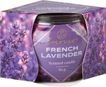 Emocio vonná sviečka Sklo Dekor French Lavender 85 g - Teta drogérie eshop