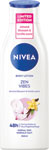Nivea telové mlieko Zen Vibes 250 ml - Nivea Q10 výživné spevňujúce telové mlieko +vitamín C 400 ml | Teta drogérie eshop
