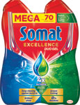 Somat Excellence gél do umývačky riadu Duo Gel Grease Cutting 2x630 ml - Jar Platinum tablety do umývačky riadu Citrón 90 ks | Teta drogérie eshop