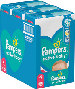 Pampers Active baby detské plienky veľkosť 4 46 ks