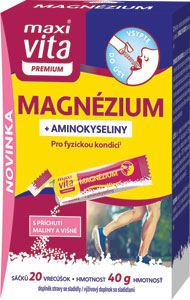MaxiVita Premium Magnézium + Aminokyseliny 20 ks