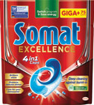 Somat Excellence kapsuly do umývačky riadu 75 ks - Finish Classic tablety do umývačky riadu 110 ks | Teta drogérie eshop