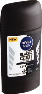 Nivea Men tuhý antiperspirant Black & White Invisible Original 50 ml