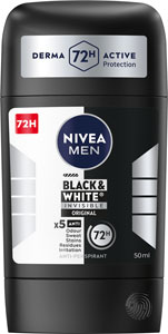 Nivea Men tuhý antiperspirant Black & White Invisible Original 50 ml