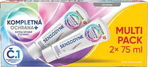 Sensodyne zubná pasta Kompletná ochrana + Whitening 2 x 75 ml