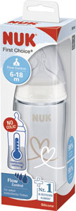 NUK fľaša s kontrolou teploty 300 ml