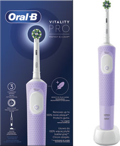 Oral B elektrická zubná kefka Vitality PRO Lilac Mist