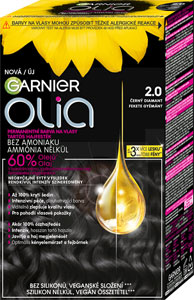 Garnier Olia permanentná farba na vlasy 2.0 Čierny diamant, 60+60+54 ml