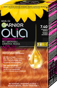 Garnier Olia permanentná farba na vlasy 7.40 Intenzívna medená, 60+60+54 ml