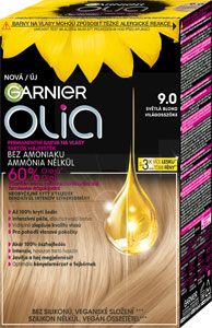 Garnier Olia permanentná farba na vlasy 9.0 Svetlá blond, 60+60+54 ml