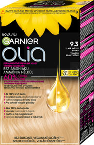 Garnier Olia permanentná farba na vlasy 9.3 Zlatá svetlá blond, 60+60+54 ml