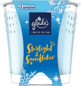 Glade sviečka Starlight & Snowflakes 129 g