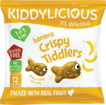 Kiddylicious chrumkavé rybičky s banánovou príchuťou 12 g - KOLATCH Pufance Slaný karamel 33 g | Teta drogérie eshop
