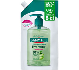 Sanytol antibakteriálne mydlo hydratujúce náhradná náplň 500 ml
