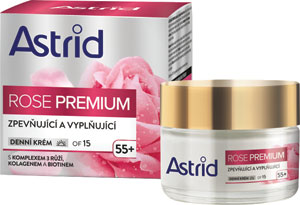 Astrid denný krém spevňujúci a vyplňujúci 55+ Rose premium 50 ml