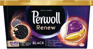 Perwoll pracie kapsuly Renew & Care Caps Black 12 praní