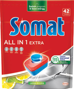 Somat All in 1 Extra tablety do umývačky riadu 42 ks